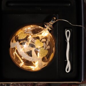 Boccia albero con meccanismo luci a led