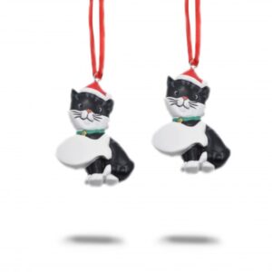 P008 GATTO DI NATALE cm 8